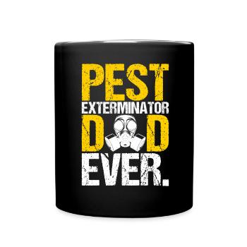 Pest Control Exterminator - Full Colour Mug - black - Front