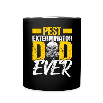 Pest Control Exterminator - Full Colour Mug - black - Front