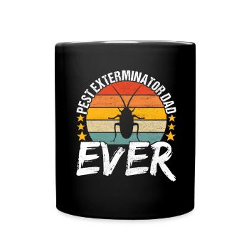Pest Control Exterminator - Full Colour Mug - black - Front