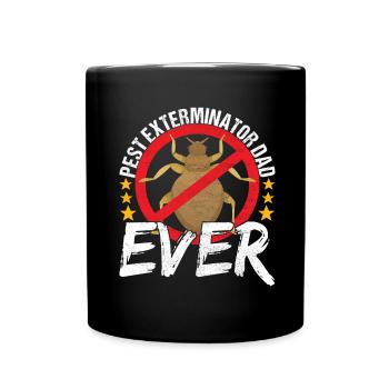 Pest Control Exterminator - Full Colour Mug - black - Front