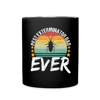 Pest Control Exterminator - Full Colour Mug - black - Front