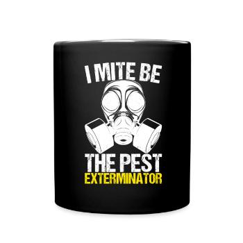 Pest Control Exterminator - Full Colour Mug - black - Front