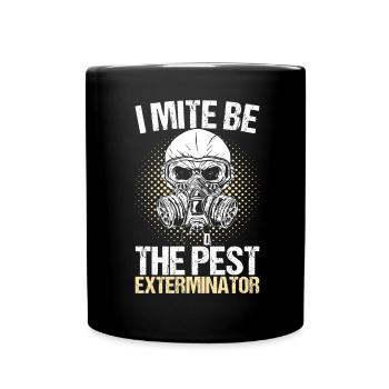 Pest Control Exterminator - Full Colour Mug - black - Front