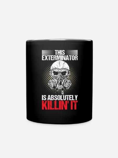Schädlingsbekämpfung Kammerjäger - Tasse einfarbig - Schwarz