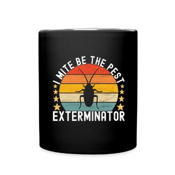 Pest Control Exterminator - Full Colour Mug - black - Front