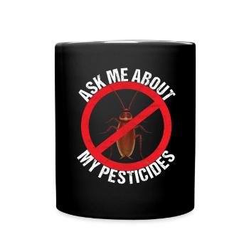 Pest Control Exterminators - Full Colour Mug - black - Front