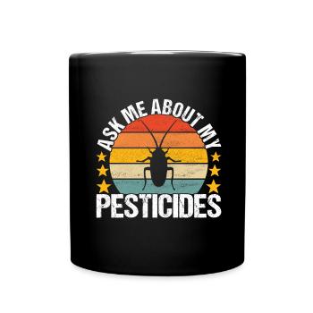 Pest Control Exterminators - Full Colour Mug - black - Front