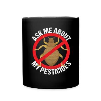 Pest Control Exterminator - Full Colour Mug - black - Front