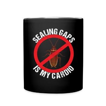 Pest Control Exterminator - Full Colour Mug - black - Front