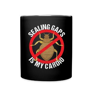Pest Control Exterminator - Full Colour Mug - black - Front