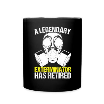 Pest Control Exterminator - Full Colour Mug - black - Front