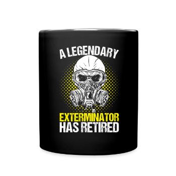 Pest Control Exterminator - Full Colour Mug - black - Front