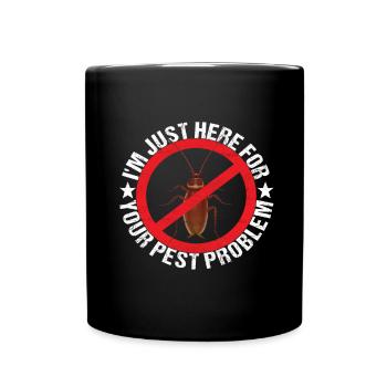 Pest Control Exterminator - Full Colour Mug - black - Front