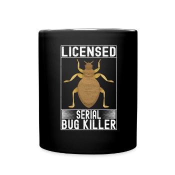 Pest Control Exterminators - Full Colour Mug - black - Front