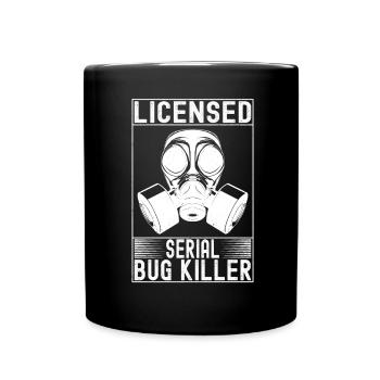 Pest Control Exterminators - Full Colour Mug - black - Front