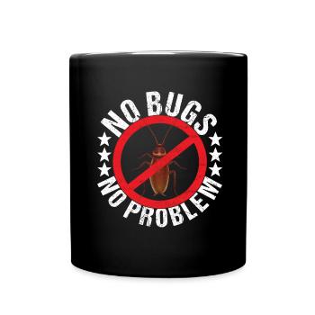 Pest Control Exterminators - Full Colour Mug - black - Front