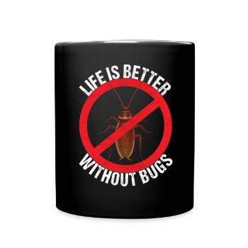 Pest Control Exterminators - Full Colour Mug - black - Front