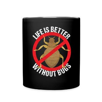 Pest Control Exterminators - Full Colour Mug - black - Front
