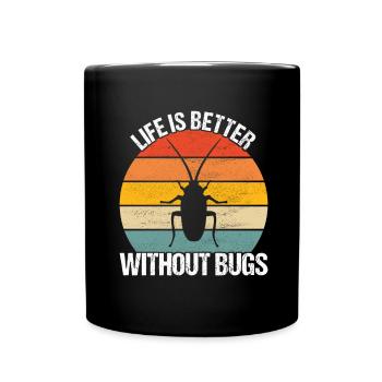 Pest Control Exterminators - Full Colour Mug - black - Front