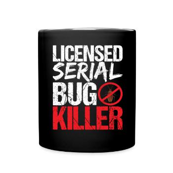Pest Control Exterminators - Full Colour Mug - black - Front