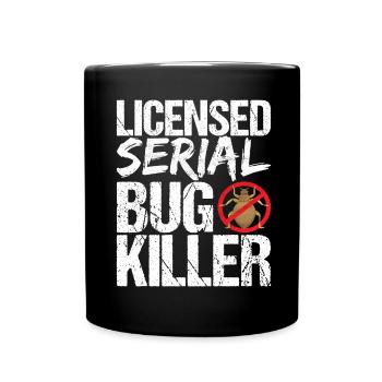 Pest Control Exterminators - Full Colour Mug - black - Front