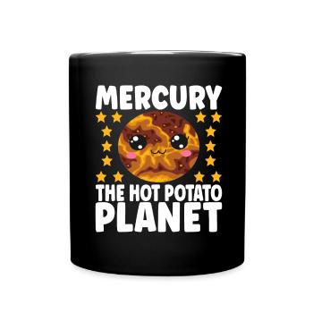 Astronomie Mignonne Planète Système Solaire Galaxie - Mug uni - noir - Devant