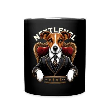 Costume Jack Russell Terrier Cadeau de niveau supérieur - Mug uni - noir - Devant