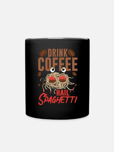 Monstre spaghetti volant FSM - Mug uni - noir
