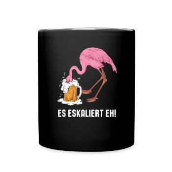 Costume de flamant rose de carnaval de festival de carnaval - Mug uni - noir - Devant