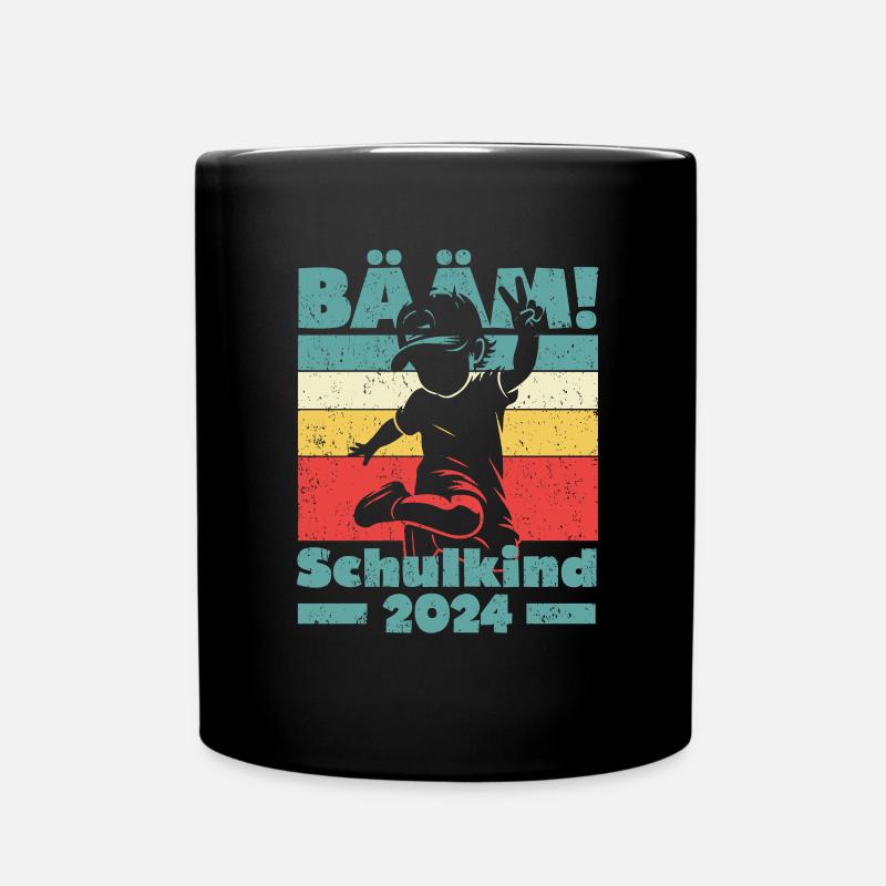 Einschulung Schulanfang Jungen Schulkind 2024 - Tasse einfarbig - Schwarz