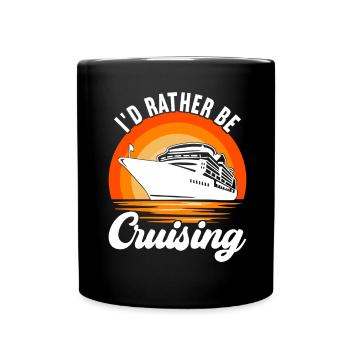 Croisière Vacances Bateau de croisière - Mug uni - noir - Devant