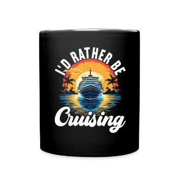 Croisière Vacances Bateau de croisière - Mug uni - noir - Devant
