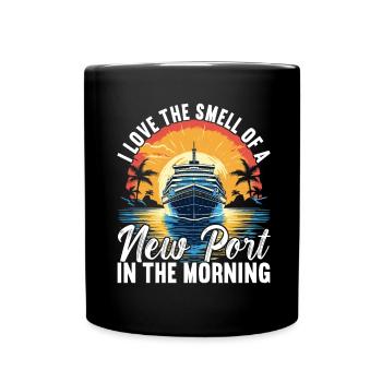Croisière Vacances Bateau de croisière - Mug uni - noir - Devant