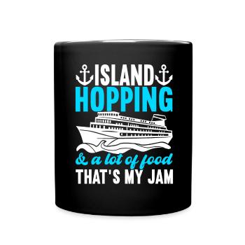 Croisière Vacances Bateau de croisière - Mug uni - noir - Devant