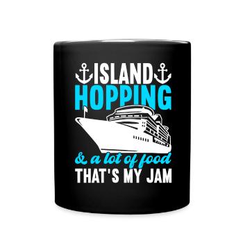 Croisière Vacances Bateau de croisière - Mug uni - noir - Devant