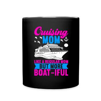 Croisière Vacances Bateau de croisière - Mug uni - noir - Devant