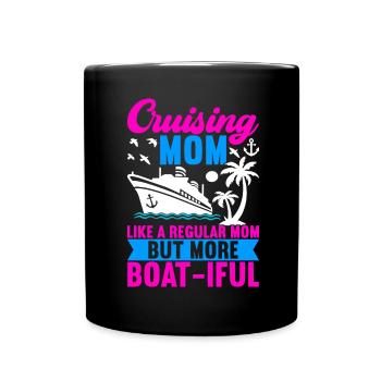 Croisière Vacances Bateau de croisière - Mug uni - noir - Devant