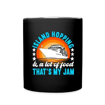 Croisière Vacances Bateau de croisière - Mug uni - noir - Devant