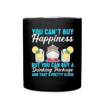 Cruise Holiday Cruise Ship - Full Colour Mug - black - Front
