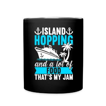 Croisière Vacances Bateau de croisière - Mug uni - noir - Devant
