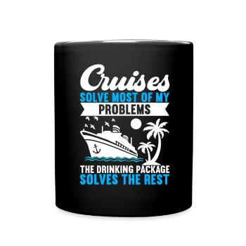 Croisière Vacances Bateau de croisière - Mug uni - noir - Devant