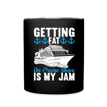 Croisière Vacances Bateau de croisière - Mug uni - noir - Devant