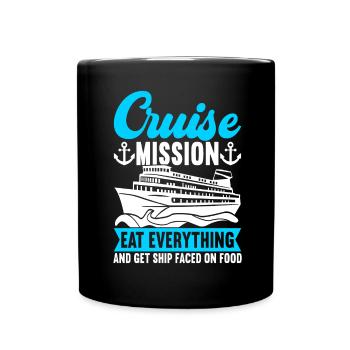 Croisière Vacances Bateau de croisière - Mug uni - noir - Devant