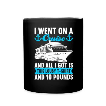 Croisière Vacances Bateau de croisière - Mug uni - noir - Devant