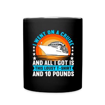 Croisière Vacances Bateau de croisière - Mug uni - noir - Devant
