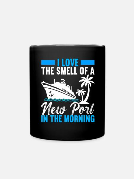 Kreuzfahrt Urlaub Kreuzfahrtschiff - Tasse einfarbig - Schwarz