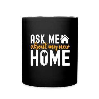 Pendaison de crémaillère des propriétaires - Mug uni - noir - Devant