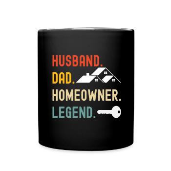 Pendaison de crémaillère des propriétaires - Mug uni - noir - Devant