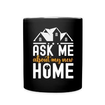 Pendaison de crémaillère des propriétaires - Mug uni - noir - Devant