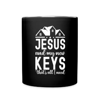 Pendaison de crémaillère des propriétaires - Mug uni - noir - Devant